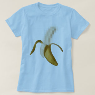 T-shirt Banane épluchée censurée sale