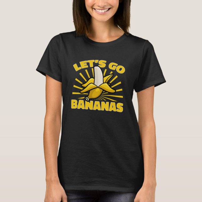 T-shirt Banane Fruit Let's Go Bananes (Devant)