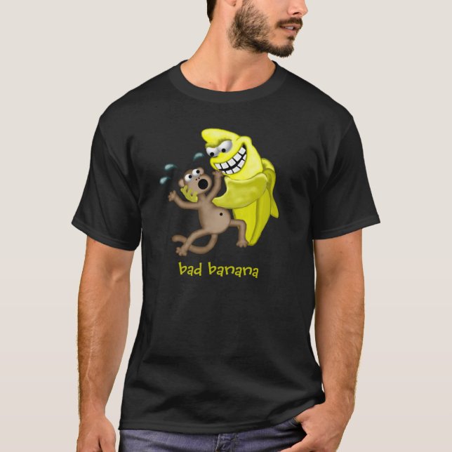 T-shirt banane gâtée (Devant)