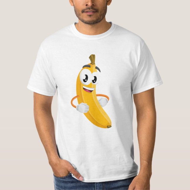 T-shirt banane heureuse démocrate (Devant)