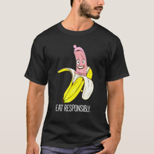 T-shirt Banane Manger de manière responsable Contrôle des