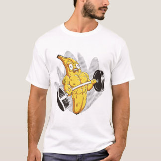 T-shirt Banane Musclée – Dessin Animé Drôle de Banane Body