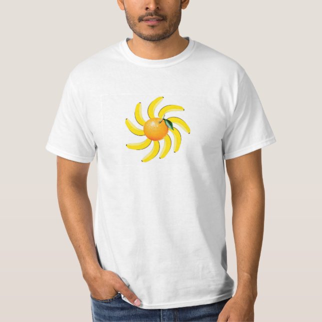T-shirt Banane orange (Devant)