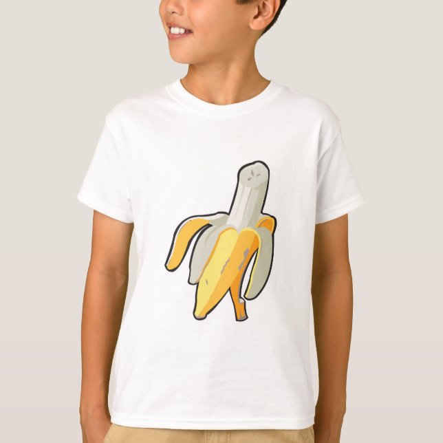 T-shirt banane pelée (Devant)