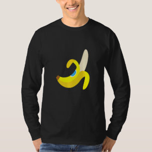 T-shirt Banane Plantain mignonne Ripe Fruit Peellé Yello