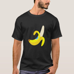 T-shirt Banane Plantain mignonne Ripe Fruit Peellé Yello