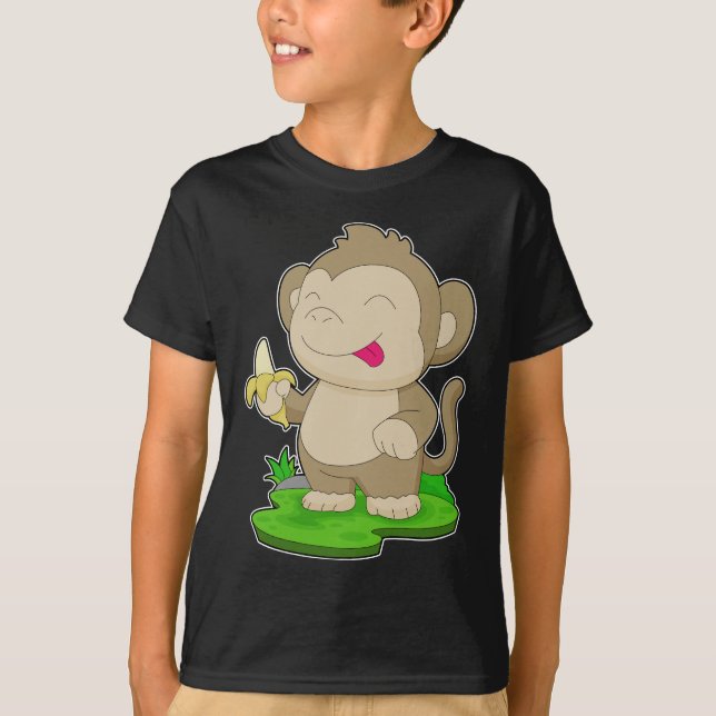 T-shirt Banane singe (Devant)