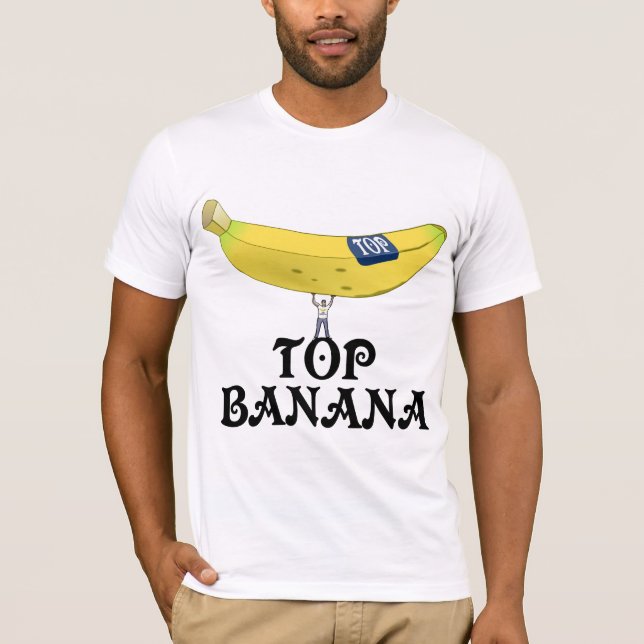 T-shirt Banane supérieure - Customisée (Devant)