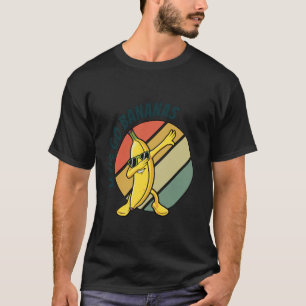 T-shirt Banane Vintage Drôle de Mème de Banane Allons-y Ba