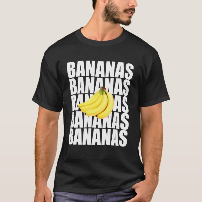 T-shirt Bananes Banane Drôle (Devant)