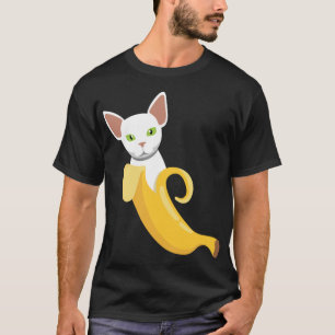 T-shirt Bananes Chat I Banane Fruits sains Fruits jaunes