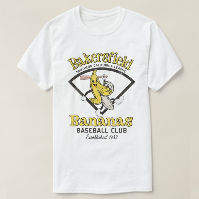 T-shirt Bananes de Bakersfield Ligue mineure de baseball r (Design devant)