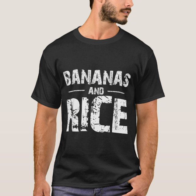 T-shirt Bananes et riz  (Devant)