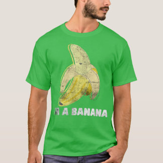 T-shirt Bananes Lover Fruit sain Végétarien Je suis Banan