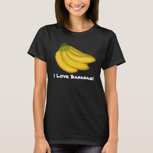 T-shirt Bananes Personnaliser votre texte (Devant)