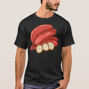 T-shirt Bananes rouge Fruit Food Vegetarian Vegetarian