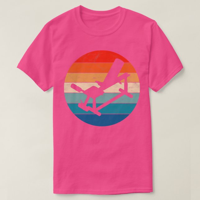 T-shirt Banc de levage du poids (Design devant)