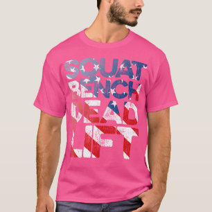 T-shirt Banc de squat avec drapeau américain pour musculat