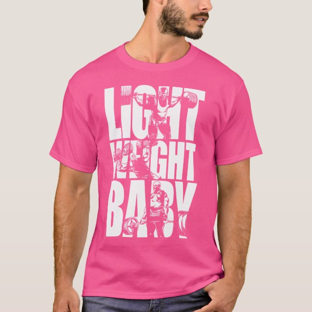 T-shirt Banc de squat pour bébé Ronnie Coleman léger Banc  (Devant)