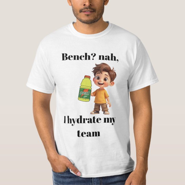 T-shirt Banc? nan, j'hydrate mon équipe (Devant)