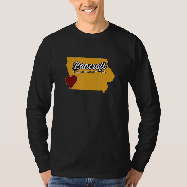 T-shirt Bancroft IOWA IA USA  Cute Souvenir Merch  US City (Devant)