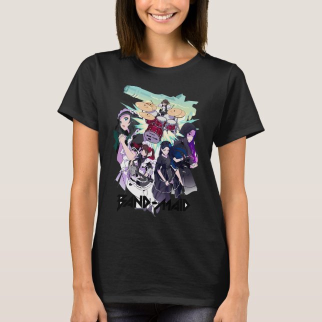 T-shirt Band Maid Tendance (Devant)
