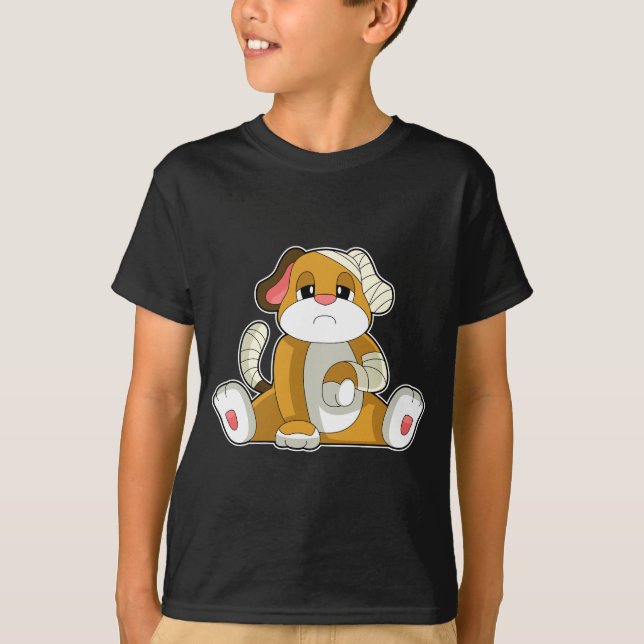 T-shirt Bandage pour chien (Devant)