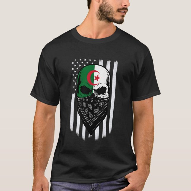 T-shirt Bandana crâne Algérie (Devant)