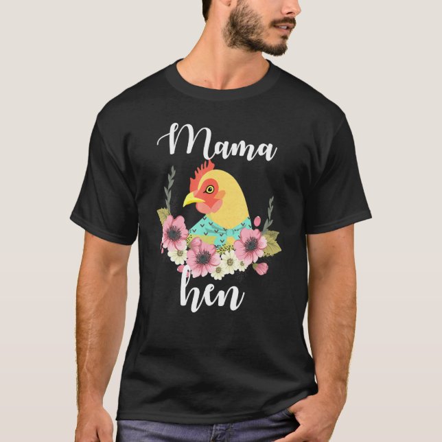 T-shirt Bandana Mama Hen Chicken Fête des mères Maman Anni (Devant)