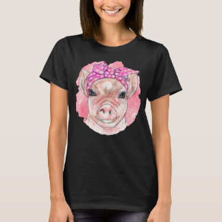 T-shirt Bandana Pig Girl