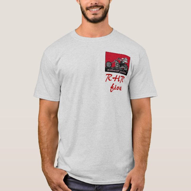 T-shirt bande 1, RHR, cinq de Midwest (Devant)