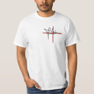 T-shirt Bande blanche