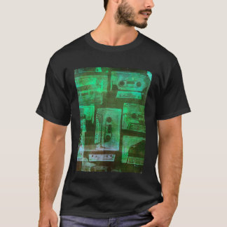 T-shirt Bande cassette 80's style nostalgique imprimé t-sh