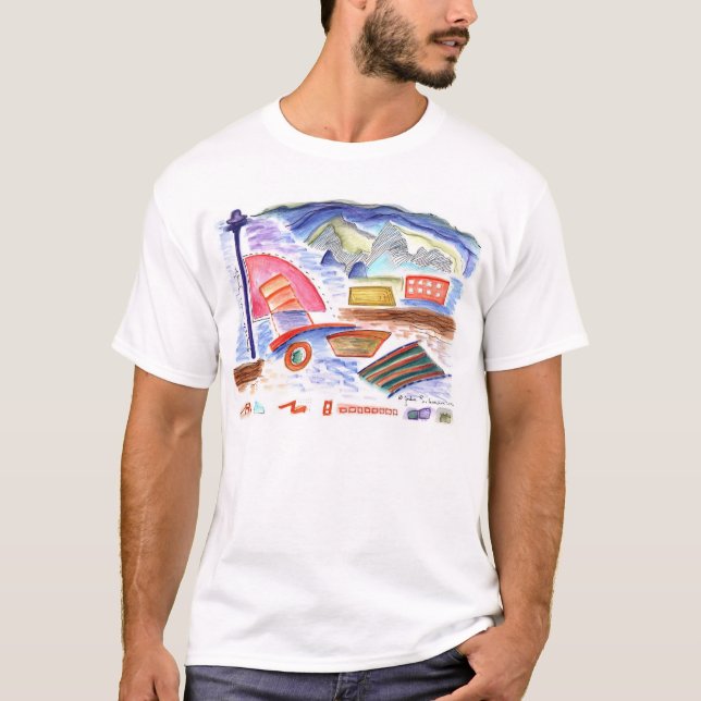 T-shirt Bande de 18 sur le Yang Tsé Kiang (Devant)