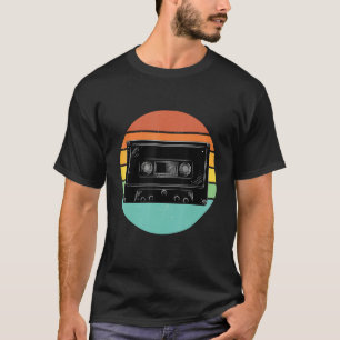 T-shirt Bande de bande vintage Sunset Classic Mixtapes Rét