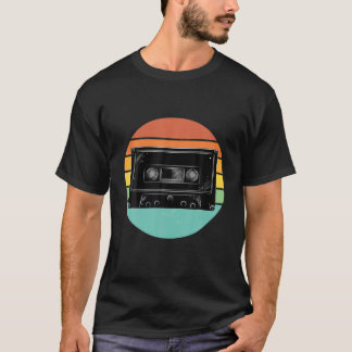 T-shirt Bande de bande vintage Sunset Classic Mixtapes Rét