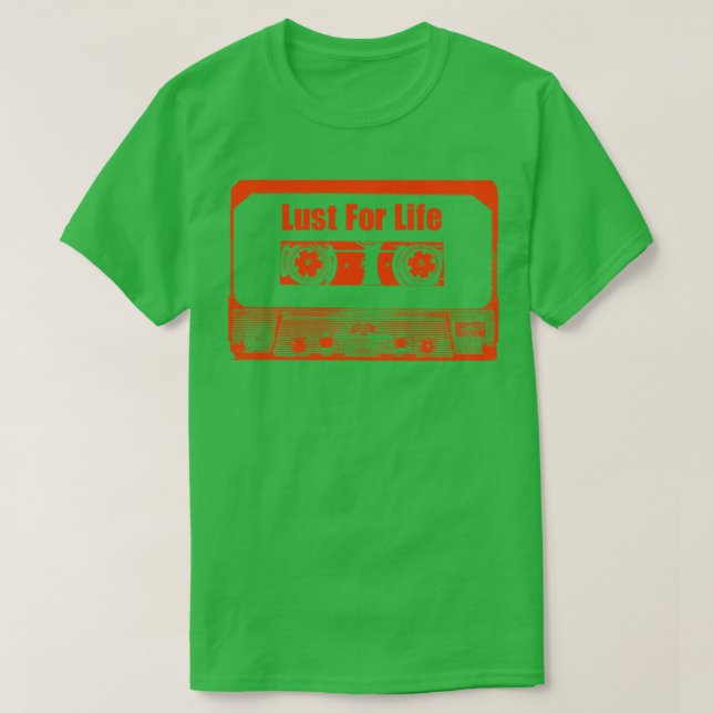 T-shirt Bande de cassette à vie (Design devant)