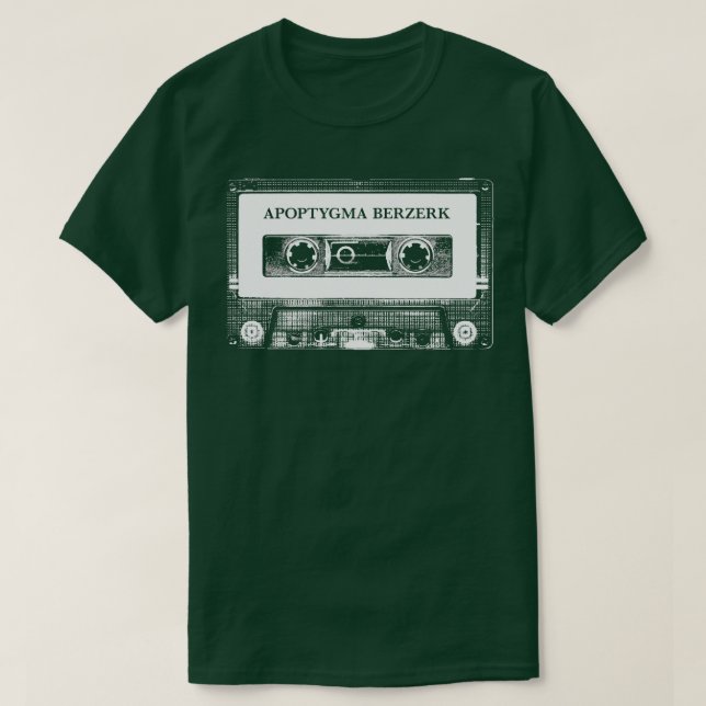 T-shirt Bande de cassette Apoptygma Berzerk (Design devant)