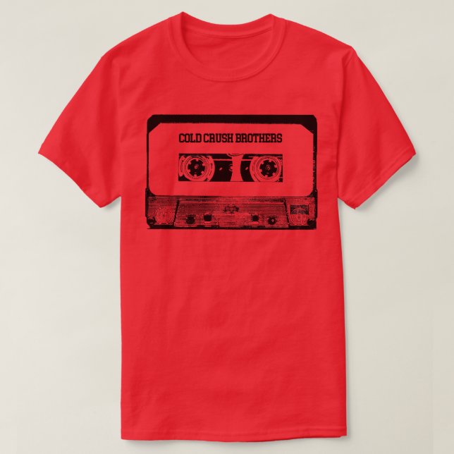 T-shirt Bande de cassette Cold Crush Brothers (Design devant)