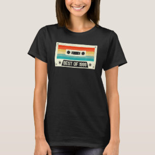 T-shirt Bande de cassette de 23 ans Vintage Best Of 1999 2