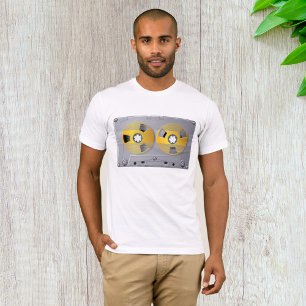 T-shirt Bande de cassette Illustration musique Vintage Lov