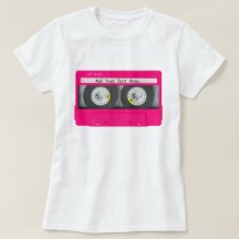 Bande de cassette rose fille personnalisable