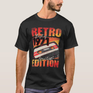 T-shirt Bande De Cassette vintage 1971 T Best Of 1971 51St