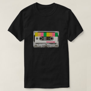 T-shirt Bande de cassettes rétro