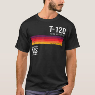 T-shirt Bande de cassettes Vhs