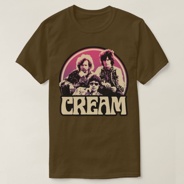 T-shirt Bande de crème (Design devant)