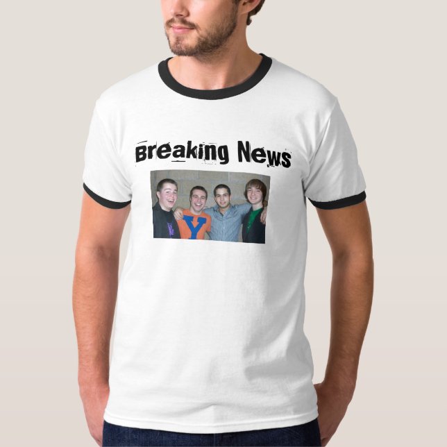 T-shirt Bande de dernières nouvelles (Devant)