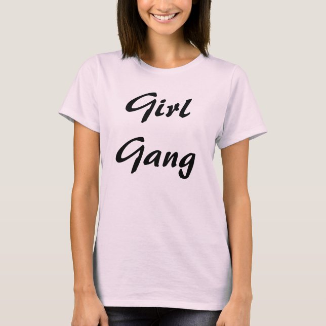 T-shirt Bande de fille (Devant)