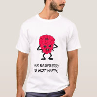 Bande de framboise au mauvais fruit avec Slogan pe