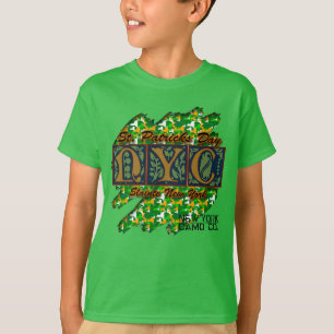 T-shirt Bande de frottement T de Camo de St Pat des